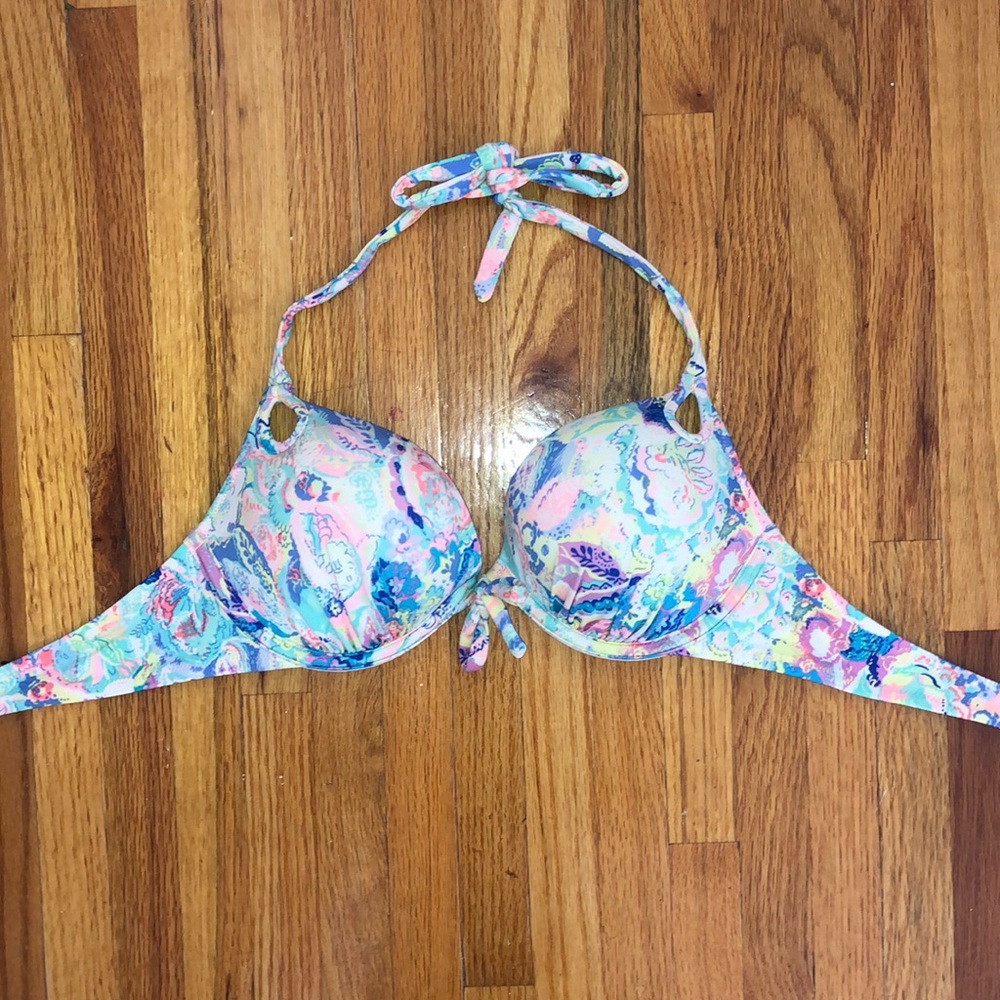 Victoria’s Secret Padded Bikini String Tie Top
